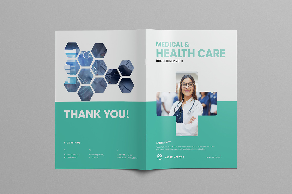 Healthcare Brochure Template, a Brochure Template by Pixelpick (Photo 9 of 9)