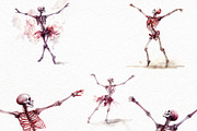 Watercolor Gothic Halloween, a Seasonal Illustration by Olga Koelsch (Thumbnail 7 of 12)
