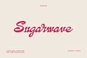 Sugarwave - Retro Script Font, a Script Font by Typeparties (Thumbnail 3 of 9)