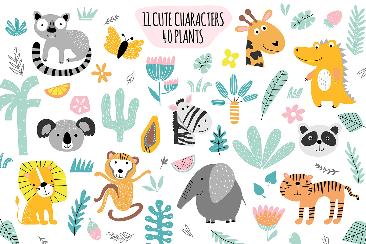 Jungle nursery prints, an Animal Illustration by rosypatterns (Photo 2 of 8)