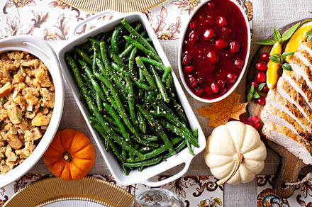 Thanksgiving dinner banner, a Food & Drink Photo by farwasser
