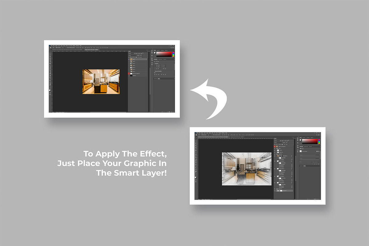 Architecture Sketch Photo Effect, a Brushes & More by zahidhossainalif (Photo 9 of 10)