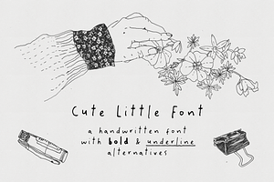 Cute Little Handwritten Font