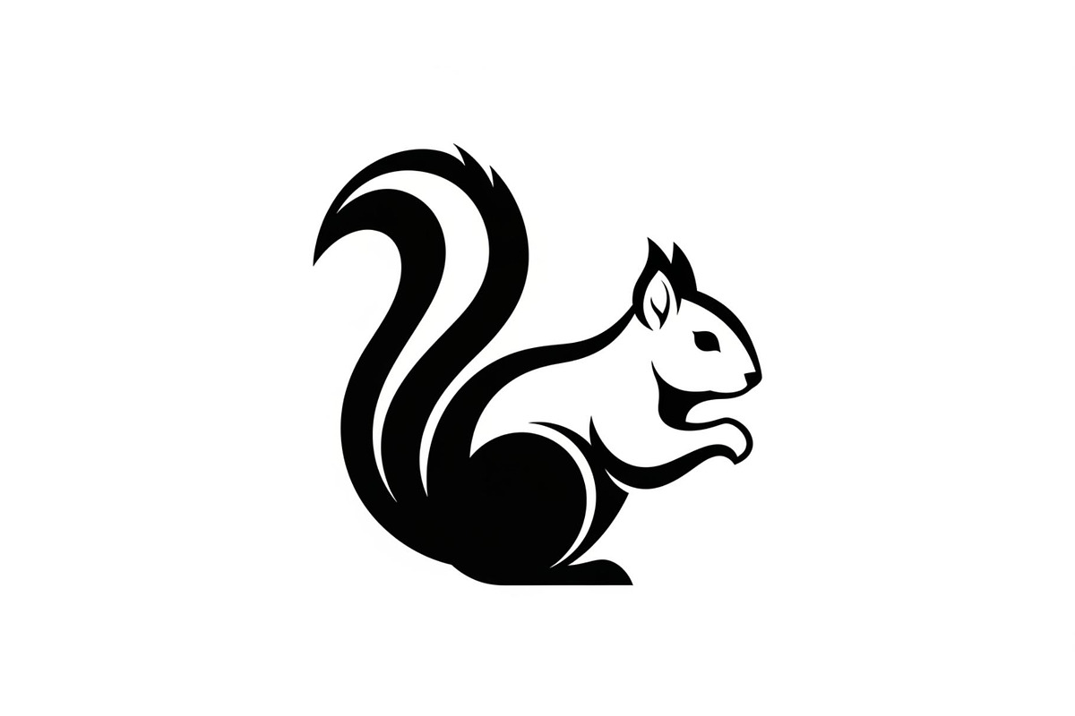 Squirrel Silhouette Vector Bundle, an Illustration by yasushie (Photo 39 of 48)