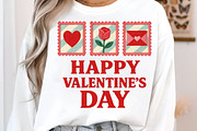 Faux Crochet Happy Valentine's Day, an Illustration by Libby Wishes (Thumbnail 2 of 6)
