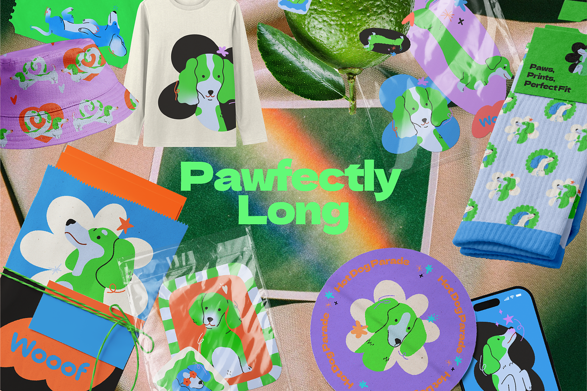 Fancy puppies vector pack + stickers, an Animal Illustration by My.Ordinarty (Photo 1 of 10)
