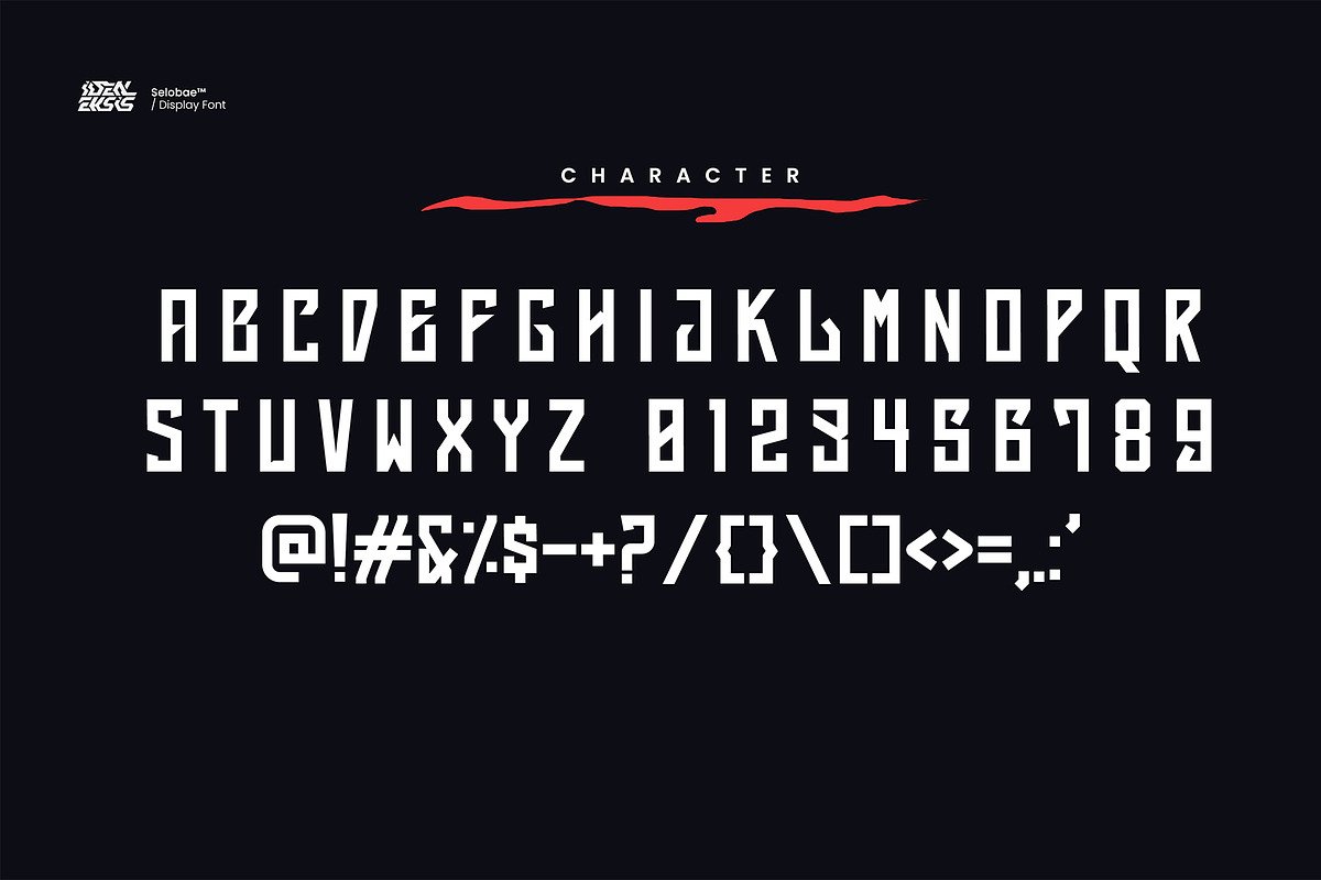 SELOBAE - Sport Dispay Font, a Font by Ideal Eksis (Photo 2 of 7)