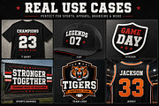 Jersey Number, a Serif Font by Wow Magic (Thumbnail 3 of 5)