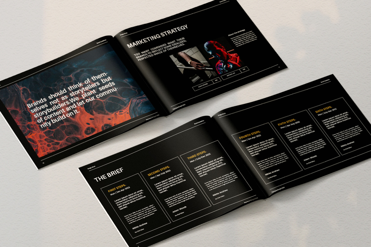 Raven Brand Guidelines, a Presentation Template by Analogi Studio (Photo 5 of 14)