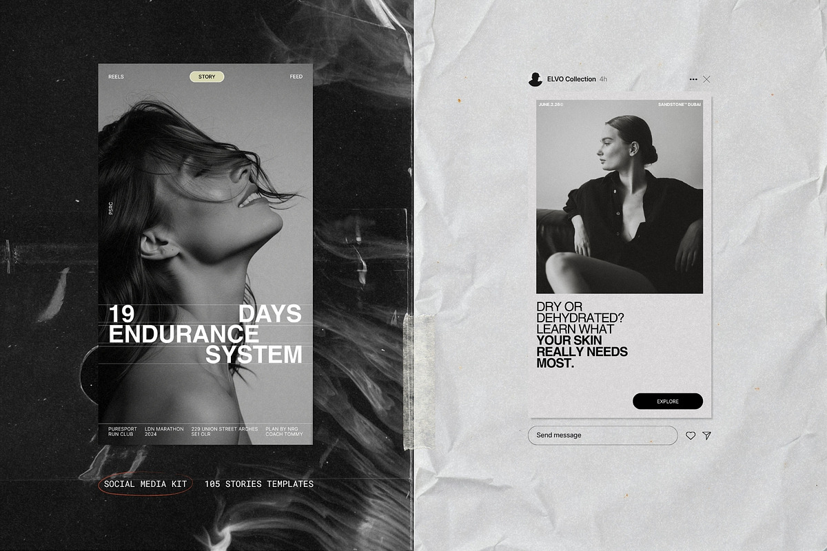 ELVO | Social Media Kit Story Bundle, a Social Media Template by Prapti Design (Photo 5 of 10)