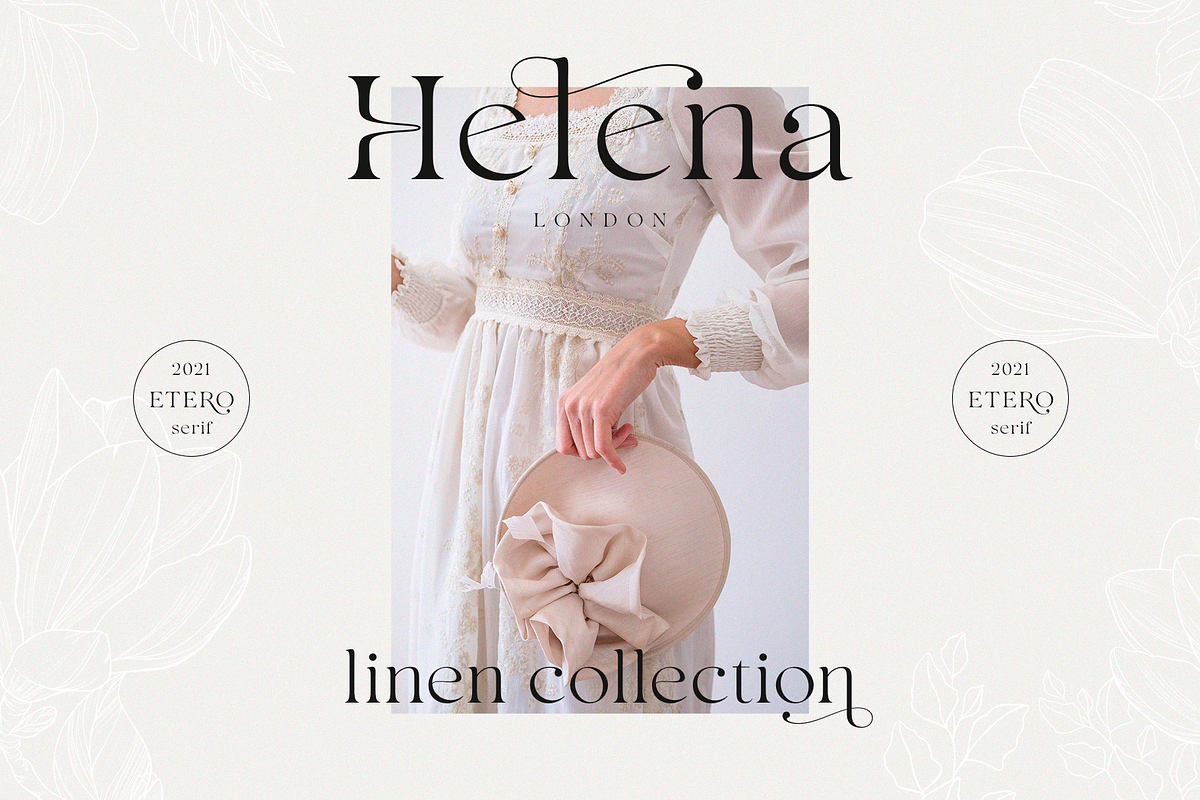 Etero, a Serif Font by Larin Type Co. (Photo 12 of 15)