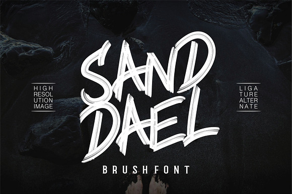 Sand Dael - Brush Font preview 7