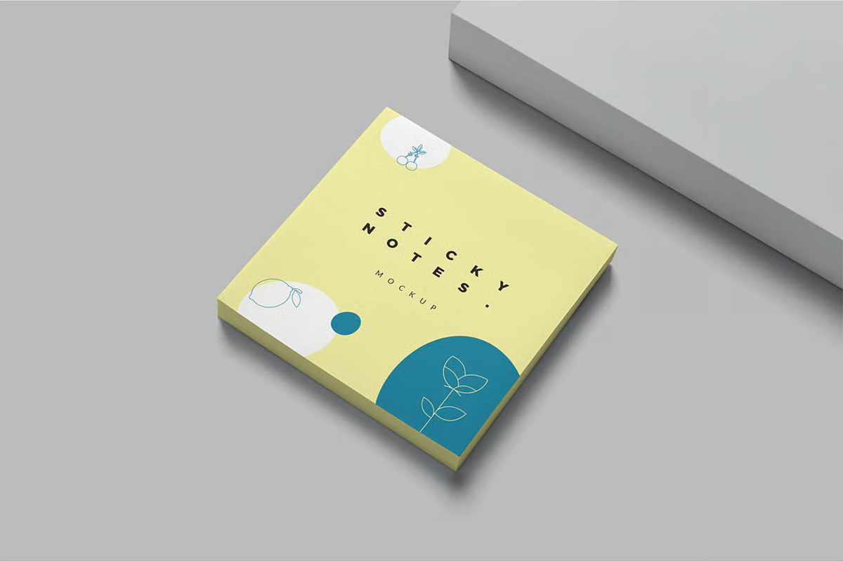 Sticky Note Pad Mockups, a Product Mockup by megostudi0 (Photo 5 of 6)