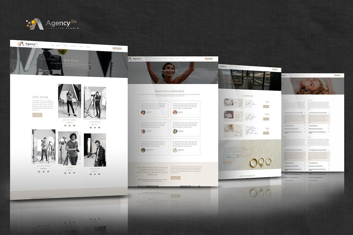 Agency Six - Elementor Pro Kit, a Websites & App Template by Select Agency Designs (Photo 6 of 8)