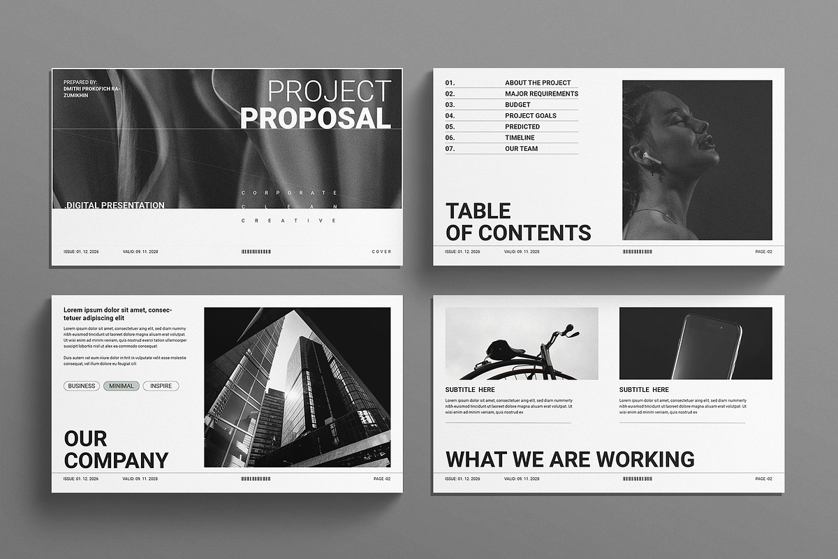 Project Proposal Presentation, a Presentation Template by E-Type (Photo 2 of 5)