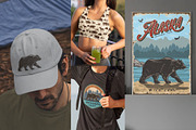 Retro Camping illustrations, an Animal Illustration by DGIM studio (Thumbnail 10 of 12)