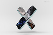 IPhone 16 Green Basic Mockup V2, an iPhone Mockup by DSNA Mockup (Thumbnail 2 of 5)