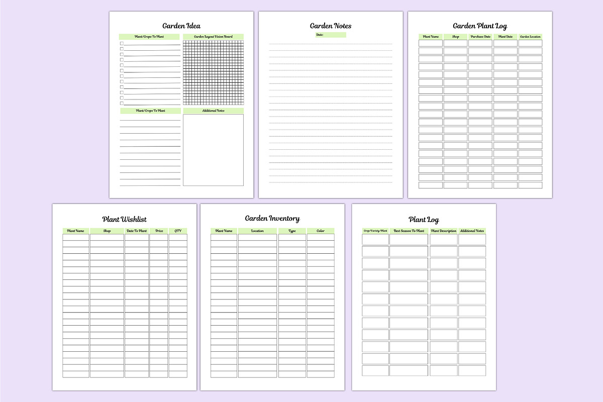 2025 Garden Planner For Canva, a Stationery Template by Shumaya (Photo 4 of 8)