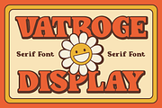 Vatroge Display, a Serif Font by RockboyStd (Thumbnail 1 of 12)