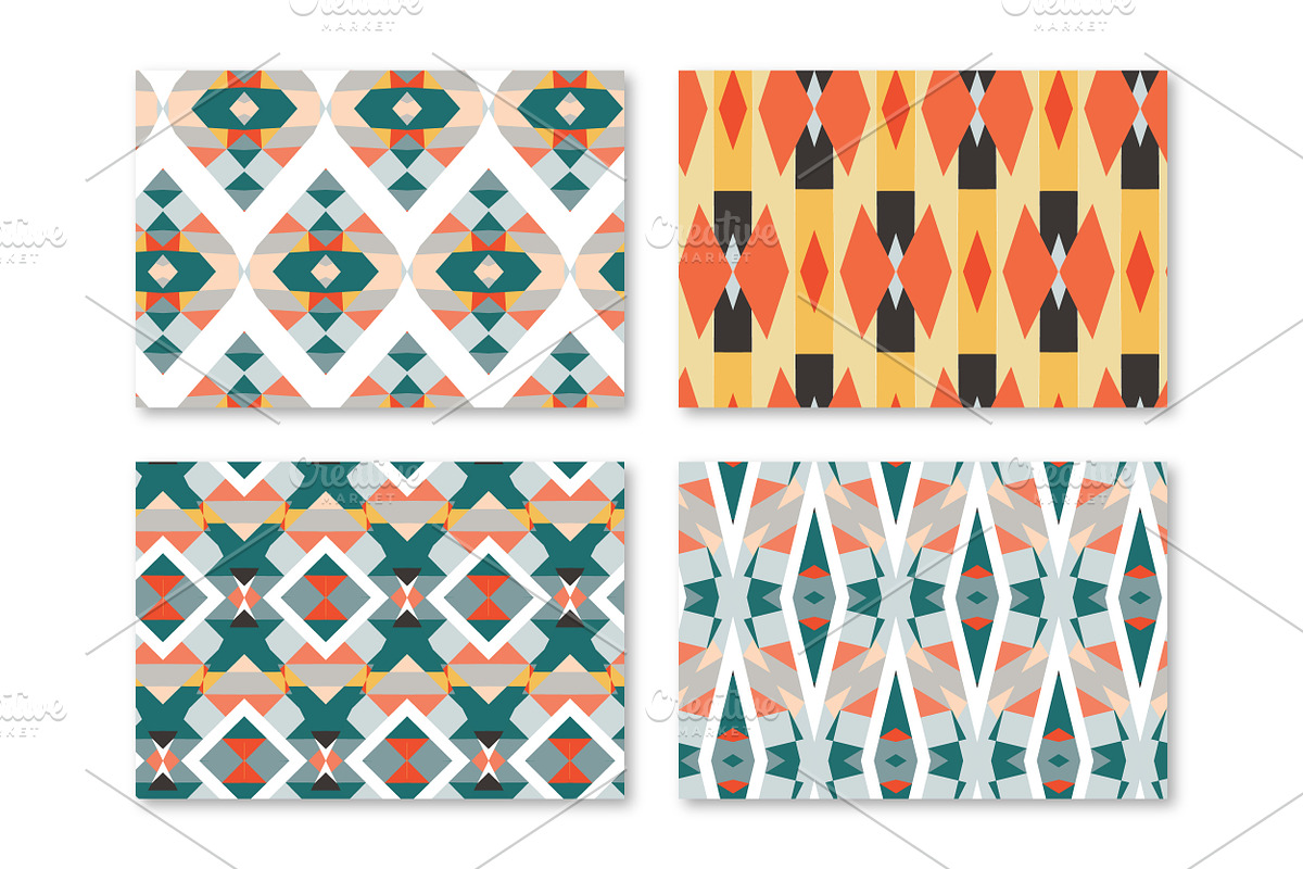 PRETA geometric seamless patterns., a Pattern Graphic by Peolla (Photo 5 of 10)