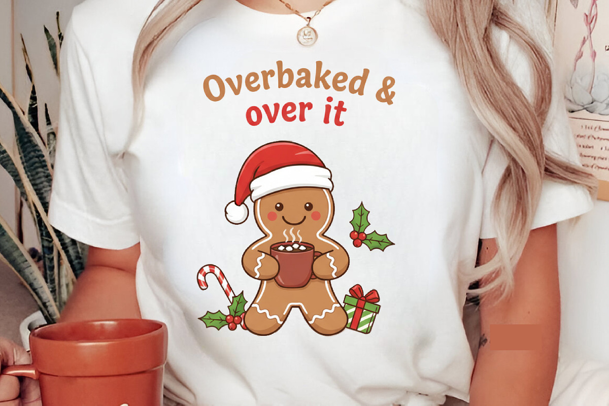 Overbaked & over It PNG,Gingerbread, an Illustration by Designking (Photo 3 of 5)