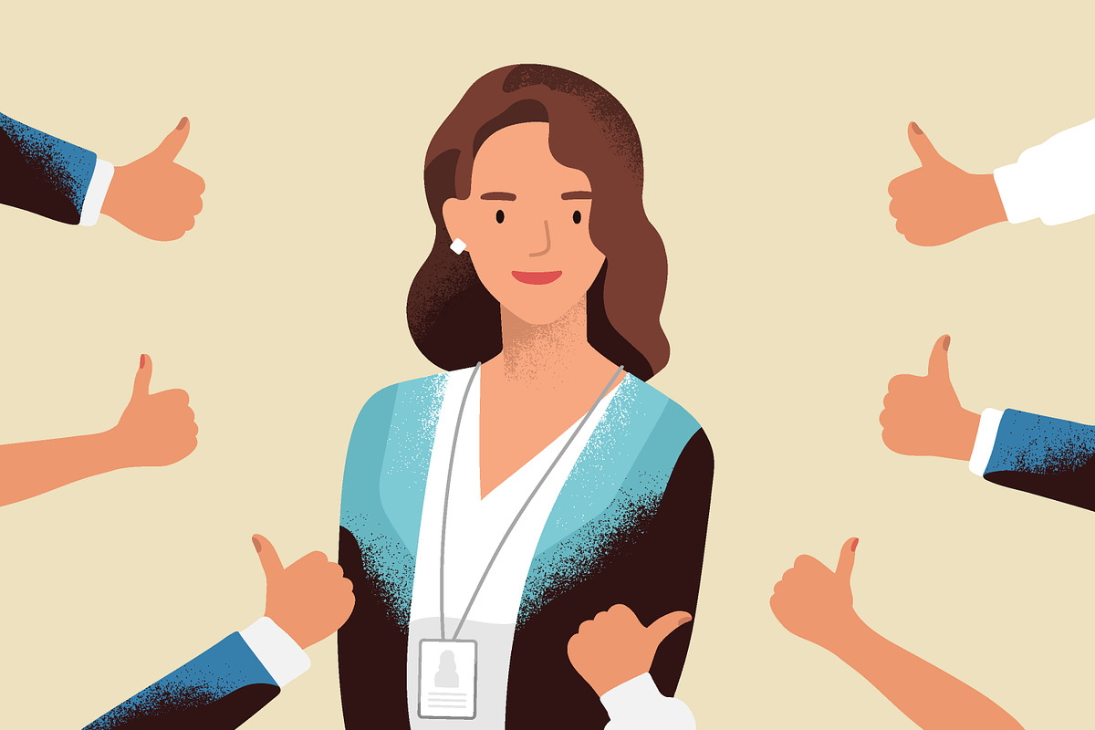Public recognition concept set, a Person Illustration by Good Studio (Photo 2 of 5)