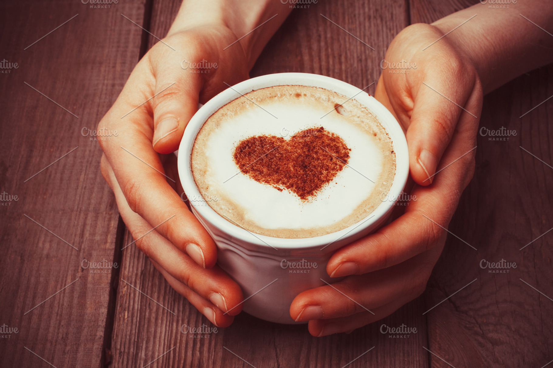 Cup Of Coffee In Hands Containing Coffee Morning And Aroma