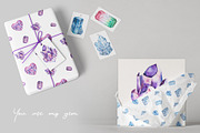 Watercolor Birthstones Crystal Set, an Illustration by Alena Solonshchikova (Thumbnail 16 of 17)
