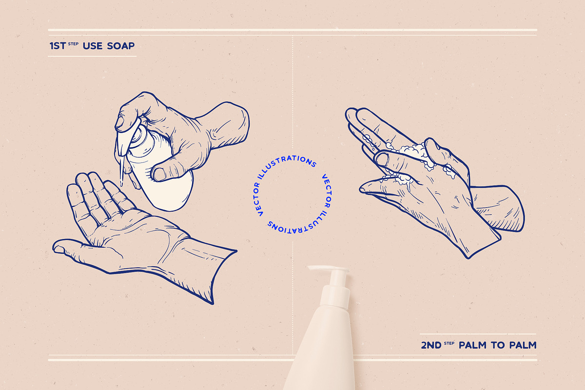 Wash your hands, a Healthcare Illustration by blauananas (Photo 2 of 7)