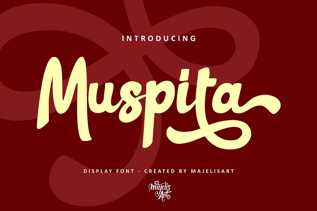Muspita, a Script Font by Majelis Art (Photo 1 of 9)