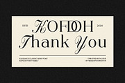 Kofdoh Elegant Serif Font Family, a Serif Font by kangfont Studio (Thumbnail 9 of 10)