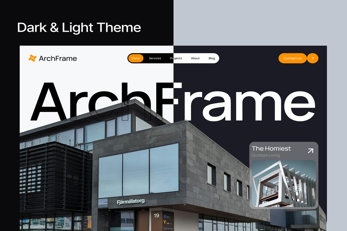 ArchFrame Architecture Website UIKIT, an UI Kit Template by Creative Perspective (Photo 7 of 7)