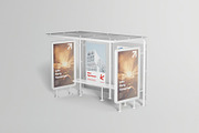 Bus Stop Billboard Mockup, an Advertising Mockup by Se٧enStudio (Thumbnail 6 of 6)