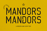 Mandors A Modern Sans Serif Font, a Sans Serif Font by Storytype Studio (Thumbnail 1 of 15)