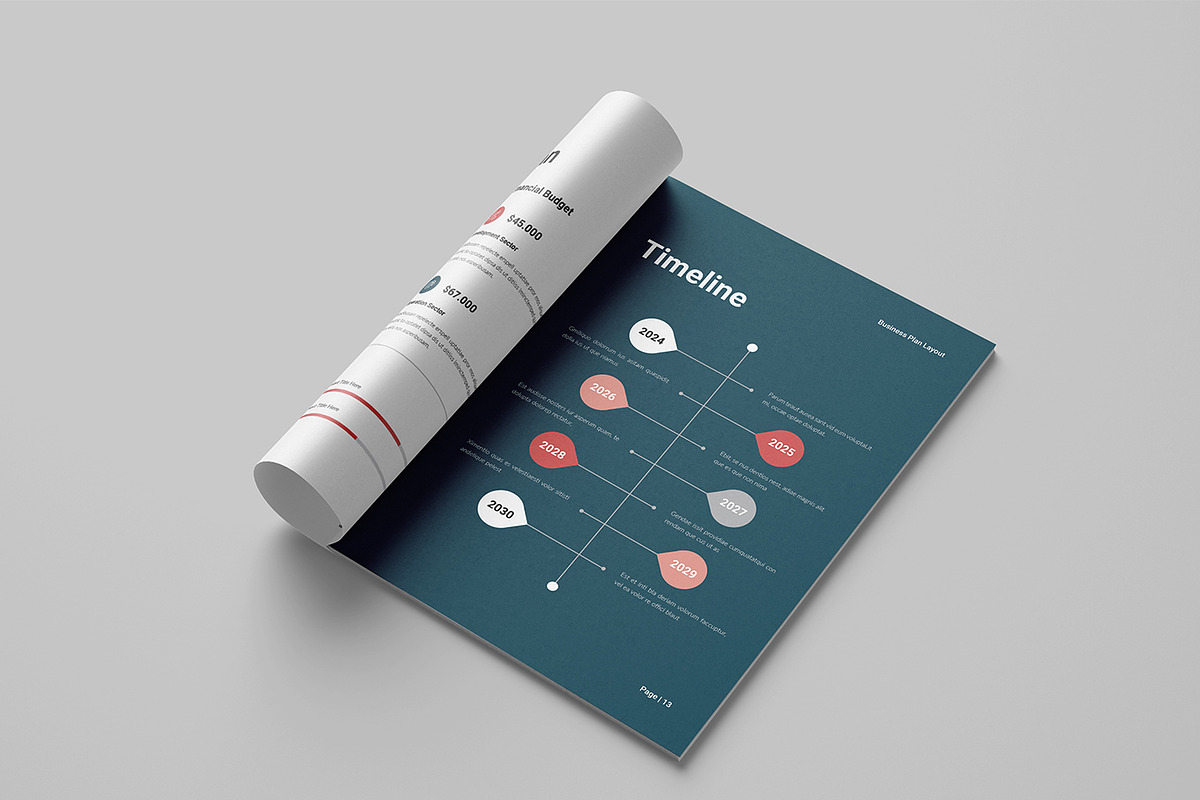Business Plan Template | Brochure, a Brochure Template by Spark_Creative (Photo 7 of 12)