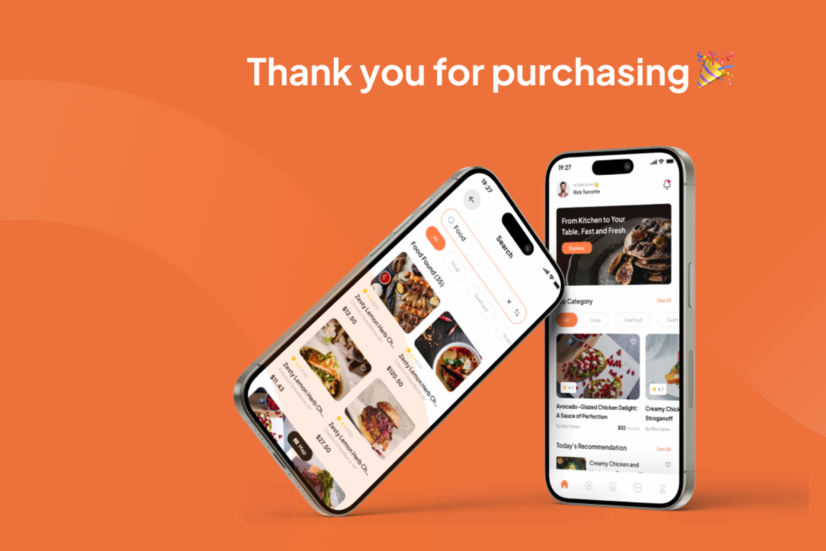 Fastfood - Food Delivery UI Kit, an UI Kit Template by Kawalan Studio (Photo 6 of 6)
