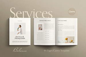 Services & Pricing Guide Template