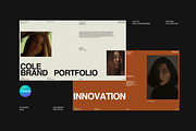 COLE Brand Portfolio Canva Template, a Presentation Template by Creatorism (Thumbnail 1 of 9)