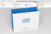 Large Cardboard Shopping Bag Mock-Up, a Packaging Mockup by MassDream (Thumbnail 1 of 9)