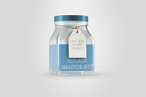 Full Editable Jar Mock-up