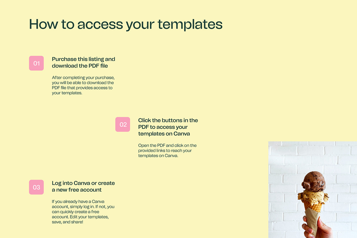 Ice Cream & Sweet Instagram Template, a Social Media Template by Wolf Theory Studio (Photo 10 of 10)