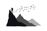 Team Hiking Silhouette Bundle, an Object Graphic by Gfx_Store (Thumbnail 6 of 15)