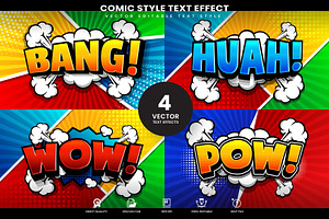 Comic Editable Vector Text Effect