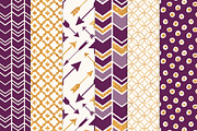 Plum Bohemian Glitter Patterns, a Pattern Graphic by Amanda Ilkov (Thumbnail 3 of 3)