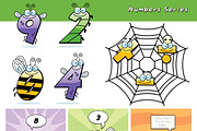 Cartoon Bug Numbers, a Graphic by cthoman