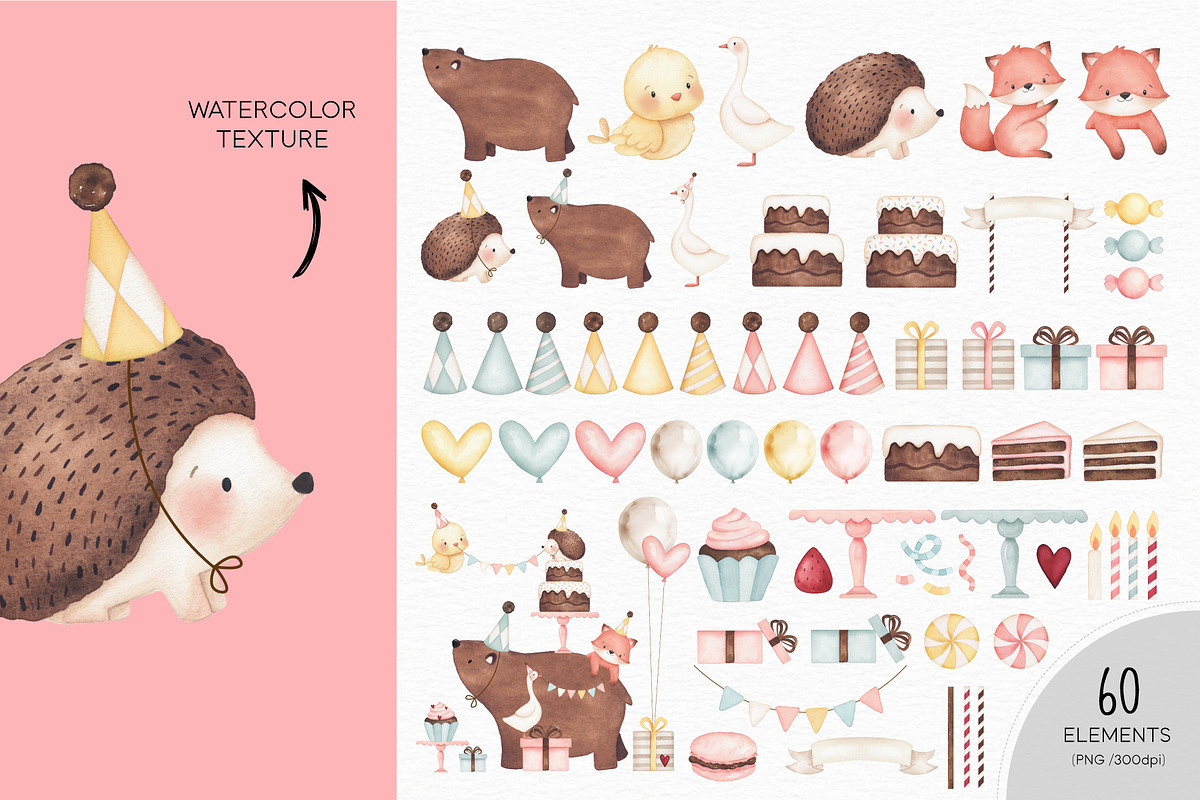 Birthday party, an Animal Illustration by Estudio 812 (Photo 2 of 9)