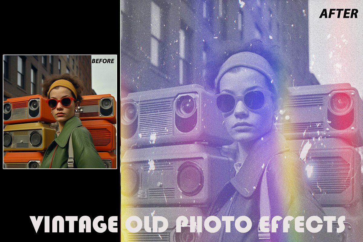 Vintage Old Photo Effects, a Layer Style Add-On by 3d_model_tifotizi (Photo 1 of 3)