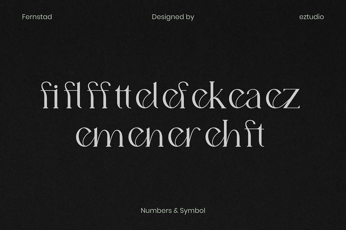 Fernstad - Elegant Serif Font, a Serif Font by Eztudio (Photo 15 of 16)