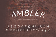 AMBLER Hand Drawn Font, a Handwritten Font by Salt & Pepper (Thumbnail 1 of 4)