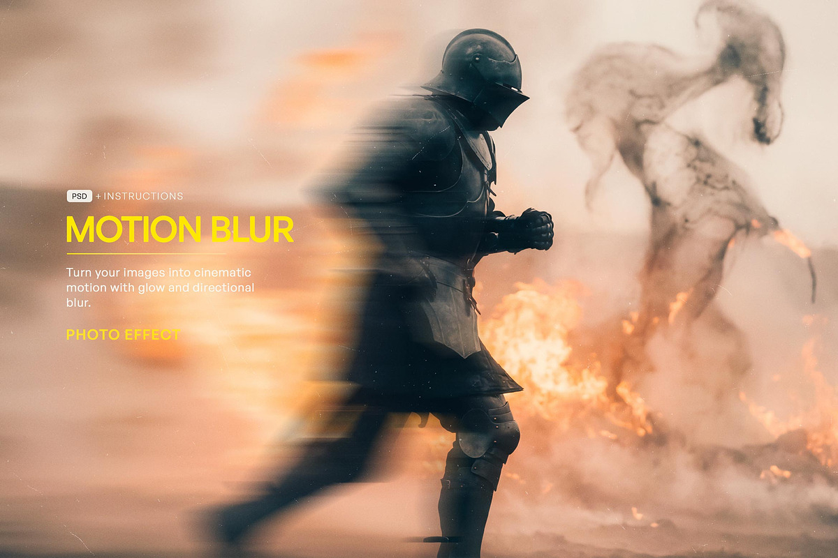 Blurred Motion Photo Effect, a Layer Style Add-On by Gromov Design (Photo 1 of 5)